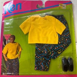NWT- Ken Glitter Beach Fashions